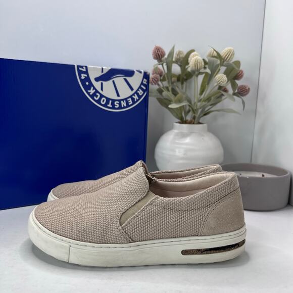 Birkenstock Shoes - Birkenstock Oswego Loafer Sandcastle Women 6/Men 4 EU37 Narrow Fit Tried On